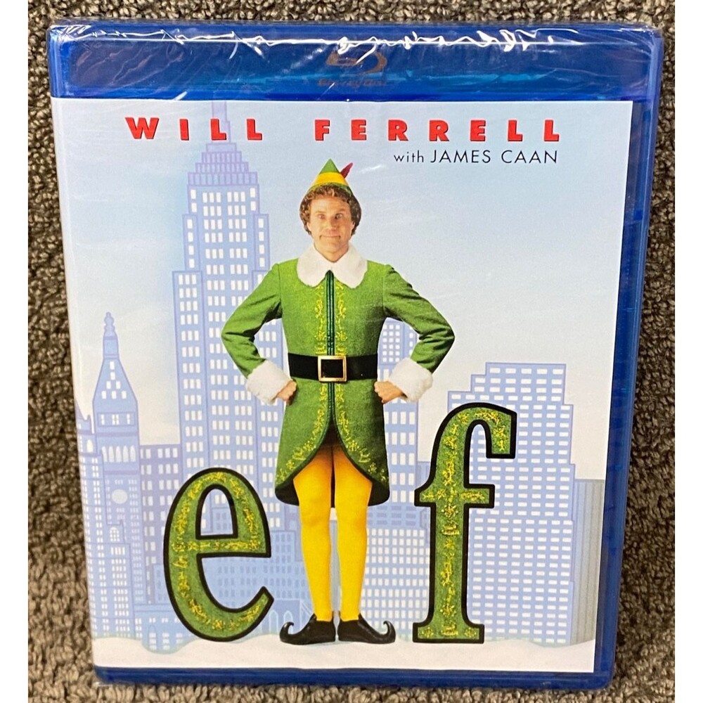 Elf (Blu-ray Disc, 2003) Will Ferrell, James Caan, New Sealed